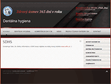 Tablet Screenshot of dentalna-hygiena.net